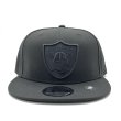 画像1: NEW ERA 9fifty Raiders BLACK OUT (1)