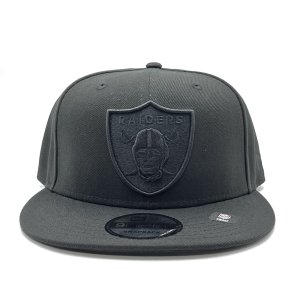 画像: NEW ERA 9fifty Raiders BLACK OUT