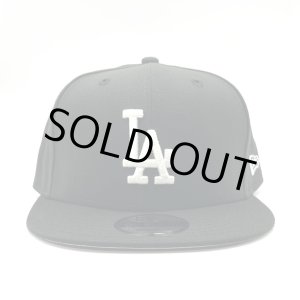 画像: NEWERA Dodgers SNAPBACK CAP ブラック/ホワイト