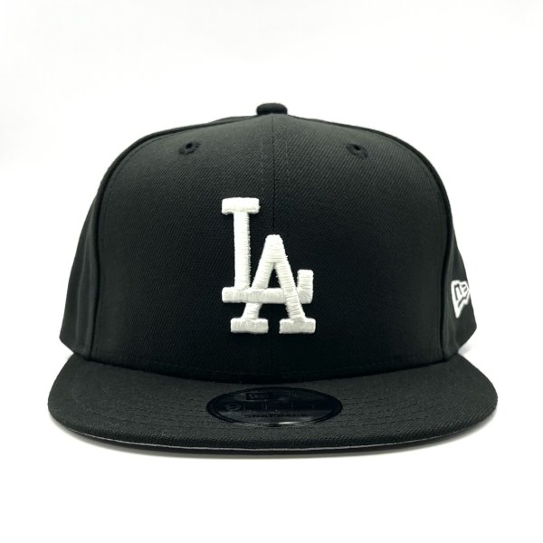 画像1: NEWERA Dodgers SNAPBACK CAP ブラック/ホワイト (1)