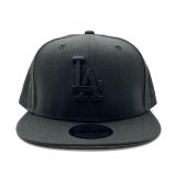 画像: NEWERA Dodgers SNAPBACK CAP ブラックアウト