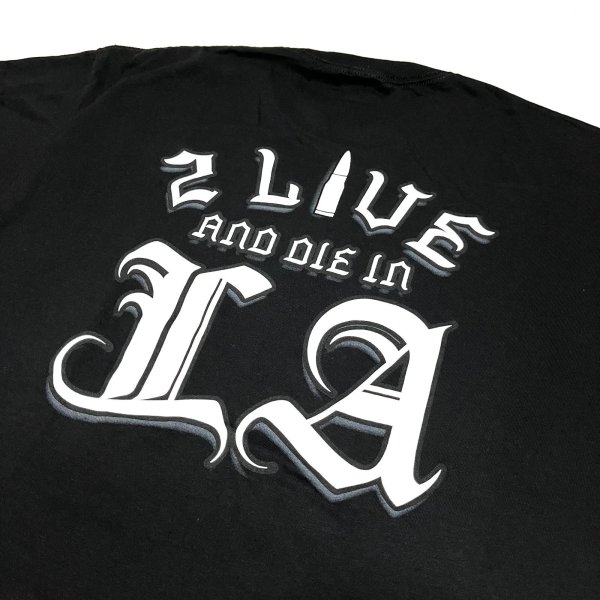 画像1: 2 LIVE AND DIE IN LA TEE  (1)