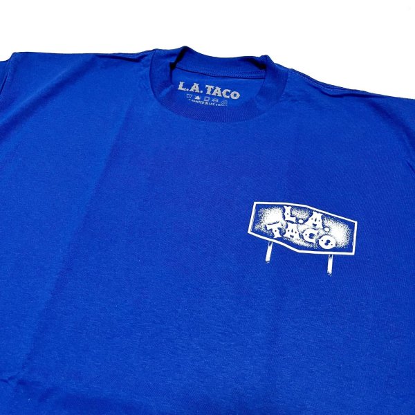 画像2: LA TACO Dodger Stadium Tee Blue (2)