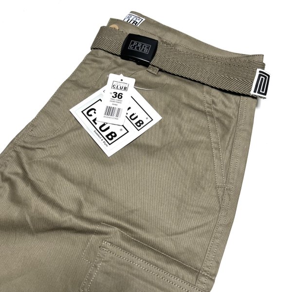 画像5: PROCLUB TWILL CARGO SHORT カーキ (5)