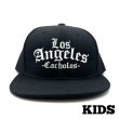 画像1: Los Angeles Cacholos キッズ Snapback Cap ブラック　 (1)