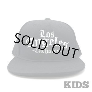 画像: Los Angeles Cacholos キッズ Snapback Cap ブラック　
