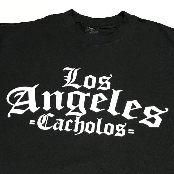 画像1: Los Angeles Cacholos Tee ブラック (1)