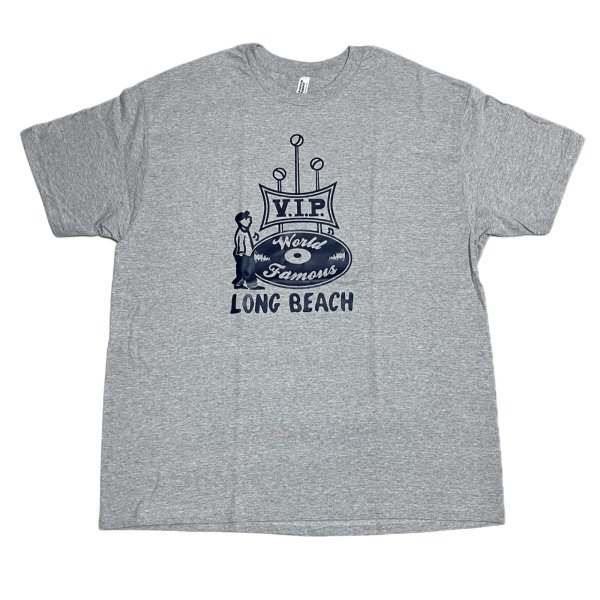 画像2: V.I.P Records TEE グレー (2)