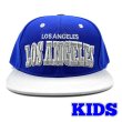 画像1: KIDS LOS ANGELES CAP ブルー/グレー (1)