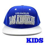 画像: KIDS LOS ANGELES CAP ブルー/グレー