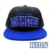 画像: KIDS LOS ANGELES CAP ブラック/ブルー