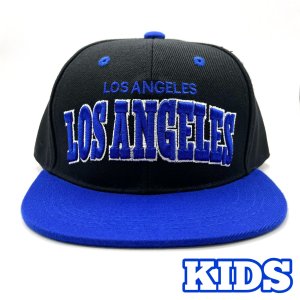 画像: KIDS LOS ANGELES CAP ブラック/ブルー