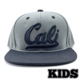 画像: KIDS LOS CALI CAP チャコール/ブラック
