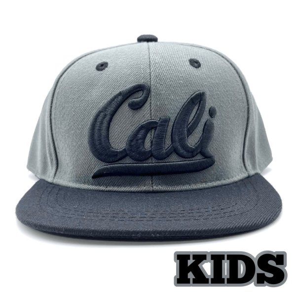 画像1: KIDS LOS CALI CAP チャコール/ブラック (1)