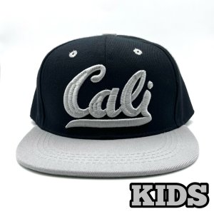 画像: KIDS LOS CALI CAP ブラック/グレー