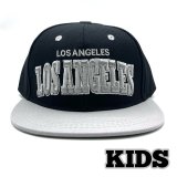 画像: KIDS LOS ANGELES CAP ブラック/グレー