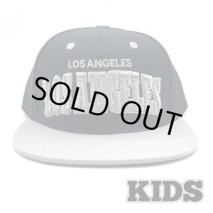 画像: KIDS LOS ANGELES CAP ブラック/グレー