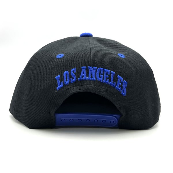 画像2: KIDS LOS ANGELES CAP ブラック/ブルー (2)