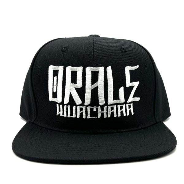 画像1: CACHOLOS ORALE Snapback Cap ブラック (1)