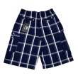 画像2: SHAKA WEAR PLAID SHORT PANTS ネイビー (2)