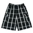 画像1: SHAKA WEAR PLAID SHORT PANTS ブラック (1)