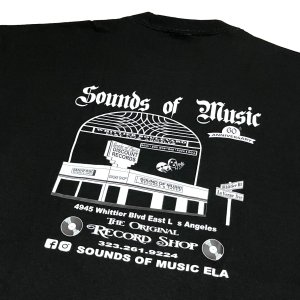 画像: SOUNDS OF MUSIC TEE ブラック
