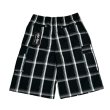 画像2: SHAKA WEAR PLAID SHORT PANTS ブラック (2)