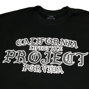 画像: PROJECT POR VIDA TEE ブラック