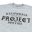 画像1: PROJECT POR VIDA TEE ライトグレー (1)