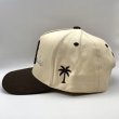画像2: P294 LA Snapback Cap ブラウン/ベージュ (2)