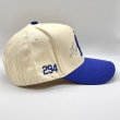 画像2: P294 LA Snapback Cap ブルー/ベージュ (2)