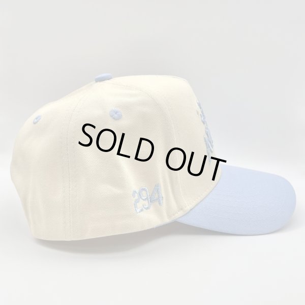 画像3: P294 LOS ANGELES Snapback Cap ベイビーブルー/ベージュ (3)