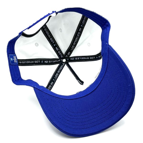 画像4: P294 LA Snapback Cap ブルー/ホワイト (4)