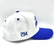 画像2: P294 LOS ANGELES Snapback Cap ブルー/ホワイト (2)