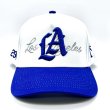 画像1: P294 LA Snapback Cap ブルー/ホワイト (1)