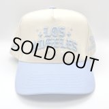 画像: P294 LOS ANGELES Snapback Cap ベイビーブルー/ベージュ