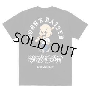 画像: BORN X RAISED Mister Cartoon  PENCIL HEAD TEE Black