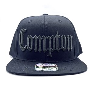 画像: GHETTO CAP COMPTON ブラックアウト