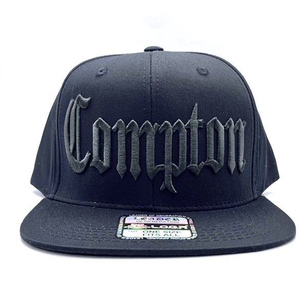 画像1: GHETTO CAP COMPTON ブラックアウト (1)