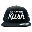 画像1: LOS ANGELES KUSH Snapback Cap ブラック (1)