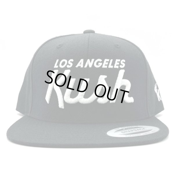 画像1: LOS ANGELES KUSH Snapback Cap ブラック (1)