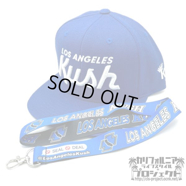 画像5: LOS ANGELES KUSH Snapback Cap ブルー (5)