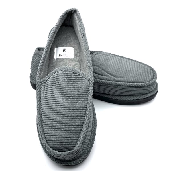 画像1: ハウスシューズ  グレー (1)