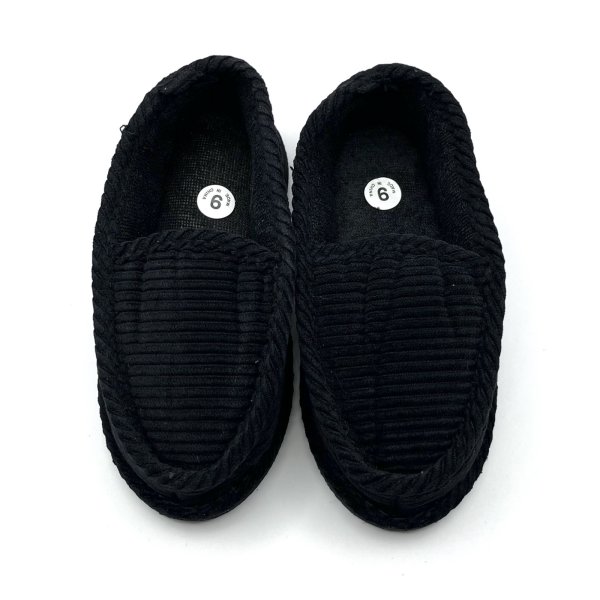 画像2: キッズ ハウスシューズ   ブラック (2)