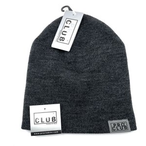 画像: PROCLUB SHORT BEANIE チャコールグレー